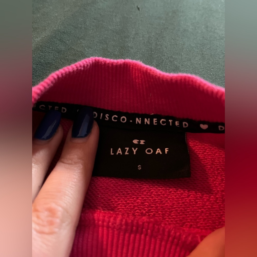 Dolls Kill X Lazy Oaf Rabbit Not Here Sweatshirt … - image 5